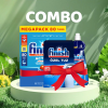 Combo 80 Viên rửa bát Finish Classic + Muối 1.5 kg + Nước bóng 400ml