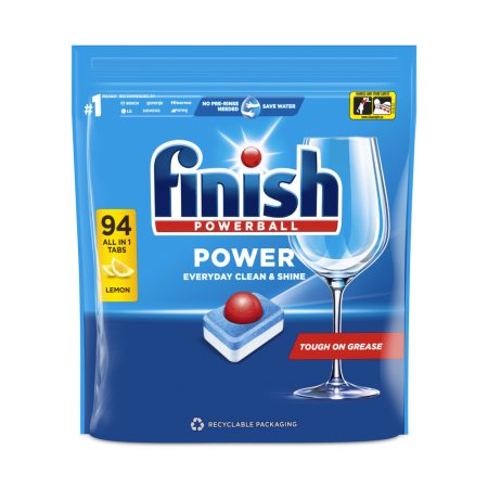 Viên rửa bát Finish Power All In One 94 viên hương chanh