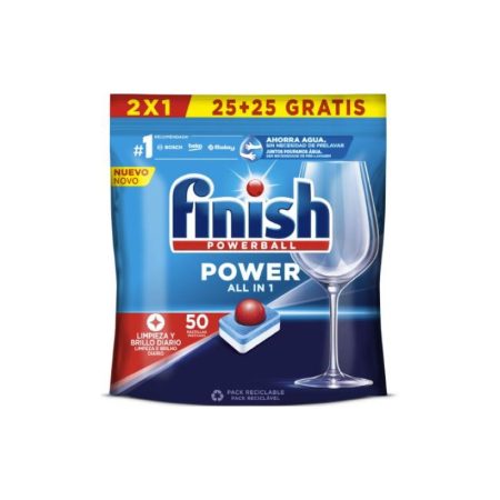 Viên rửa bát Finish All in one 25+25 viên